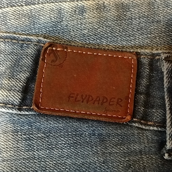 Flypaper lightly distressed blue jeans Sz 29X32 - Picture 8 of 8